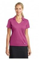 Ladies Personalized Dri-FIT Vertical Mesh Golf Polo by Nike. 637165. (Size: Medium, Color: Pink Fire)