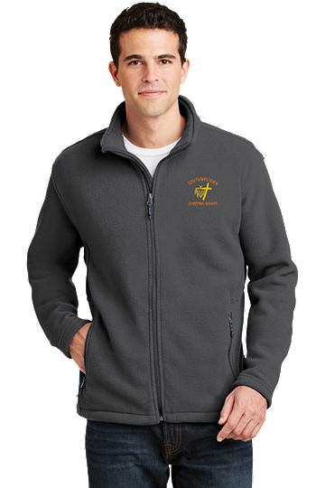 Port AuthorityÂ® Men's Value Fleece Jacket - SWCS (Jacket Size: XS Size 32-34, School Colors: Grey)