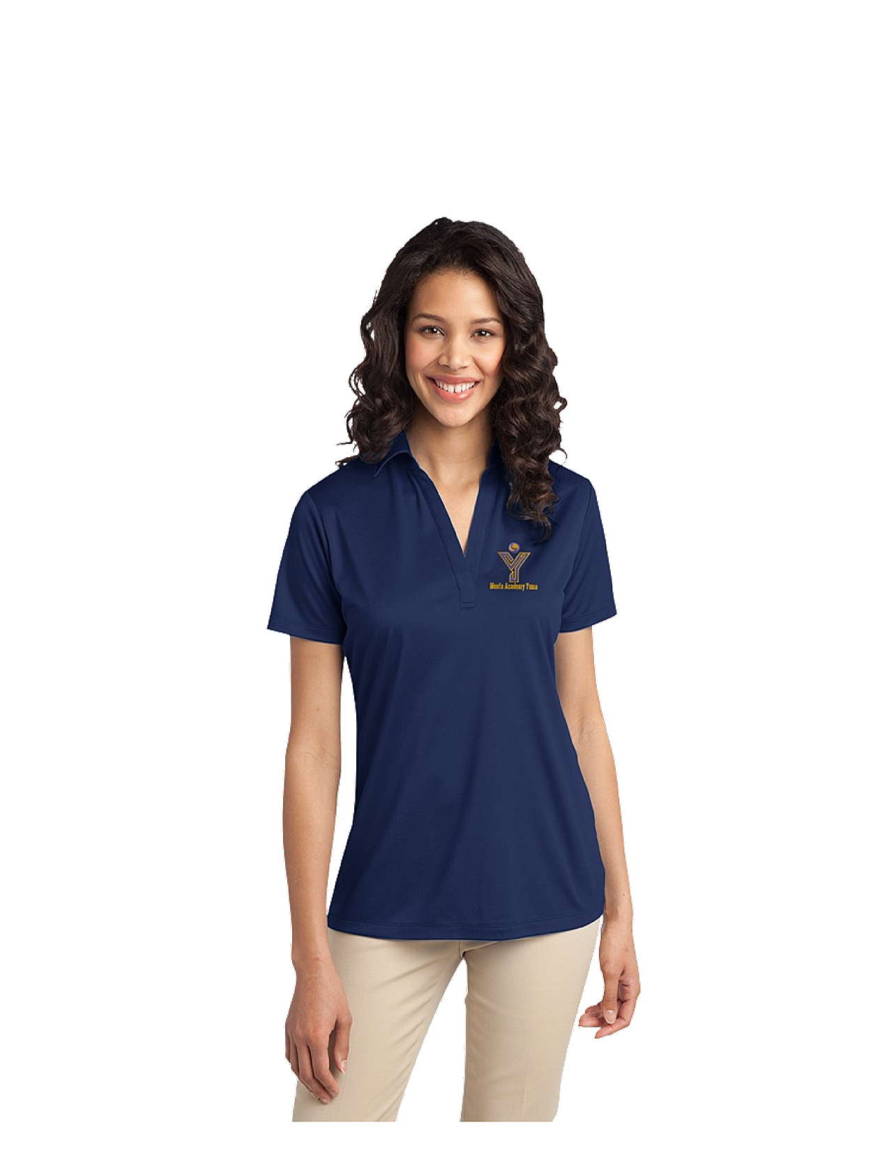 Port AuthorityÂ® Silk Touchâ„¢ Ladies Performance Polo - MAY (Performance Polo Color: Royal Blue, Polo Size: XS)