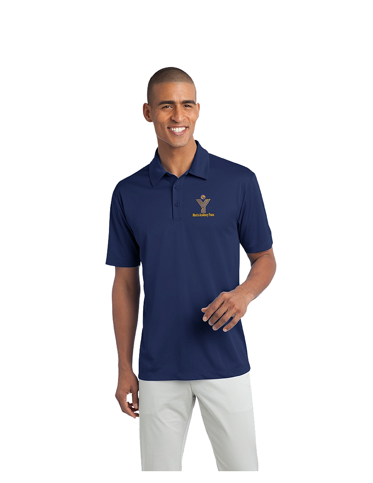 Port AuthorityÂ® Silk Touchâ„¢ Men's Performance Polo - MAY (Performance Polo Color: Royal Blue, Polo Size: XS)