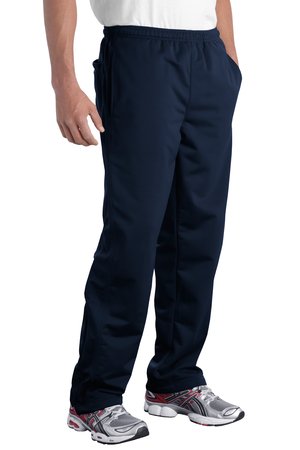 Sport-TekÂ® Tricot Adult Track Pant -YLS (Pant Color: Navy - YLS, Adult Pant Size: XS - Size 26-28)