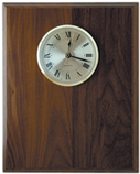 3PCLV Premier Genuine Walnut Clock Plaque