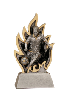 6S0904 Soccer Ignite Resin Award (Trophy: 5 1/2" Male Soccer Ignite)