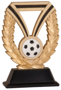6S0905 Soccer DuraResin Resin Award (Trophy: 6" Dura)