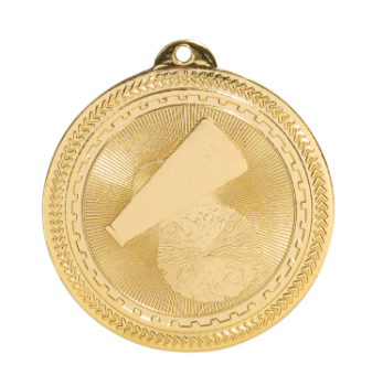 6S4605 CHEER BRITELAZER MEDAL (Medal: 2 " Gold)