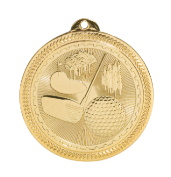 6S4610 GOLF BRITELAZER MEDAL (Medal: 2 " Gold)