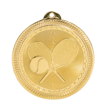 6S4617 TENNIS BRITELAZER MEDAL (Medal: 2 " Gold)