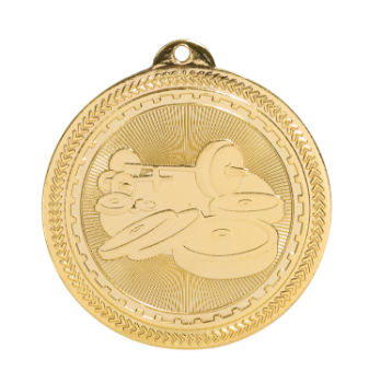 6S4703 WEIGHTLIFTING BRITELAZER MEDAL (Medal: 2 " Gold)