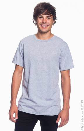 Hanes® - EcoSmart® P.E. Shirt - Adult - YLS (Color: Grey Steel, Size: XL)