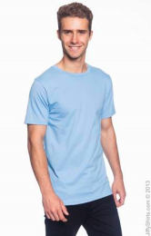 Men's Fashion Fit Ringspun T Shirt 980 (Size: Small, Color: Light Blue)
