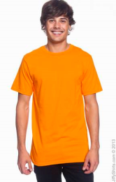 Men's Fashion Fit Ringspun T Shirt 980 (Size: Small, Color: Mandarin Orange)