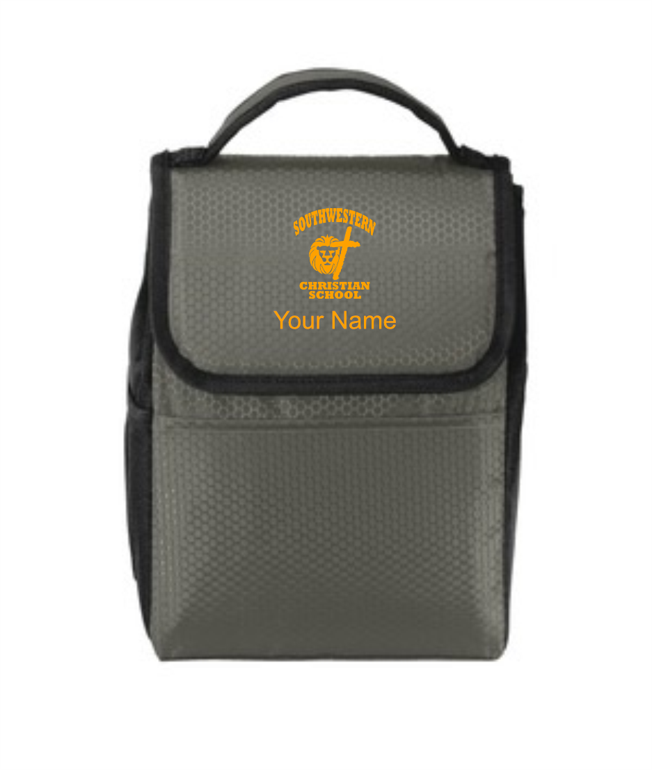Port Authority® Lunch Bag Cooler - SWCS (Lunch Bag Colors: Grey/ Black - SWCS)