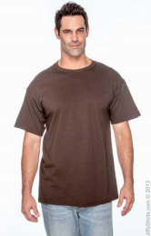 Adult Unisex Heavy Cotton Activewear 5.3 oz. T Shirt G500. (Size: XL, Color: Dark Chocolate)