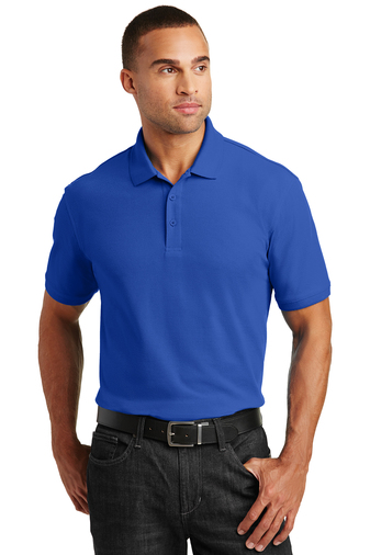 Port Authority® Core Classic Pique Cotton Polo - Adult - SWCS Student, Staff and Parent (Color: Royal Blue, Size: XS - Size 32/34)