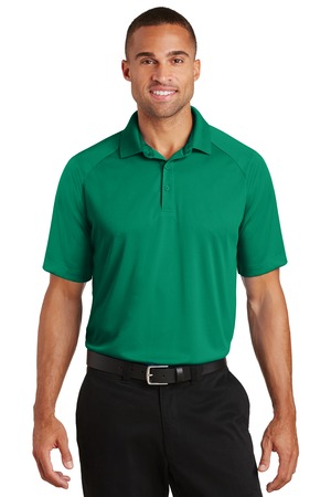 Men's Personalized Crossover Raglan Polo by Port Authority. K575 (Color: Jewel Green, Size: Large)