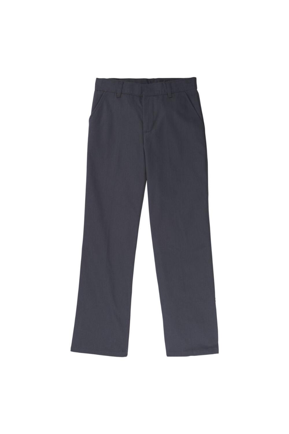 Boy's Adjustable Waist Double Knee Pant (Pant Color: Grey - SWCS, Pant Size: Size 4)