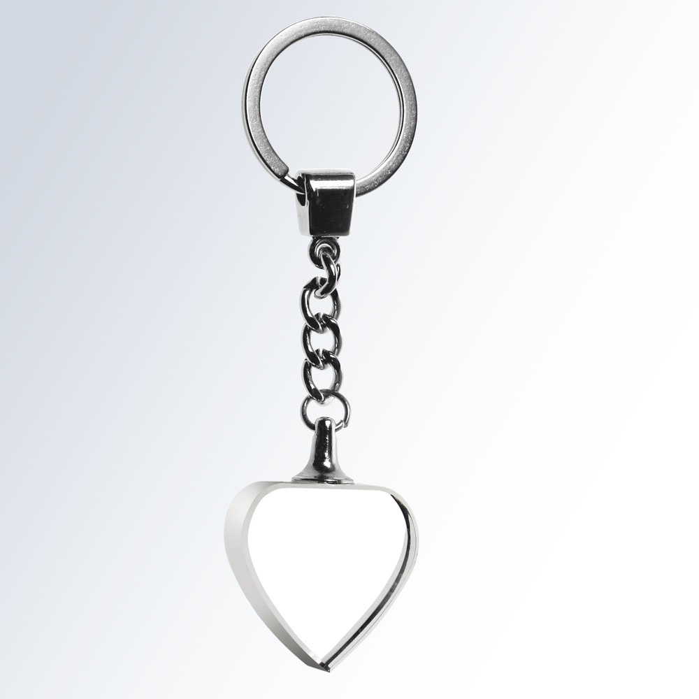 Key Chain Heart - Optic Crystal