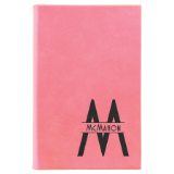 Pink Laserable Leatherette Journal