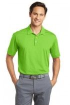 Dri-FIT Men's Vertical Mesh Golf Polo by Nike. 637167. (Color: Action Green, Size: Large)