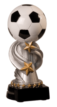 6S0804 Soccer Encore League Standing Resin Trophy (Trophy: 5 3/4" Soccer Encore League Standing)