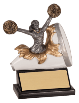 6S1707 Cheer Xploding Resin Award (Trophy: 5 1/2" Cheer Exploding)