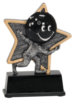 6S1907 Bowling Little Pal Resin Award (Trophy: 5" Bowling Little Pal)