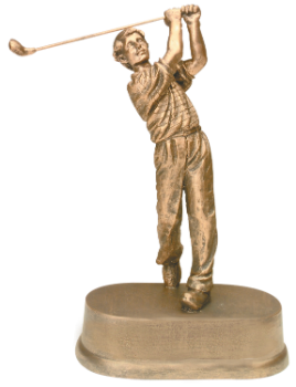 6S3104 Golf Male Resin (Trophy: 8 3/4" Golf Male)