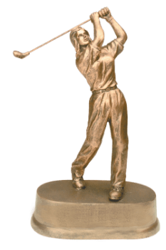 6S3105 Golf Female Resin Award (Trophy: 8 3/4" Golf Female)