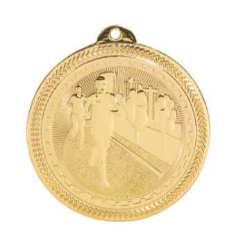 6S4607 CROSS COUNTRY BRITELAZER MEDAL (Medal: 2 " Gold)