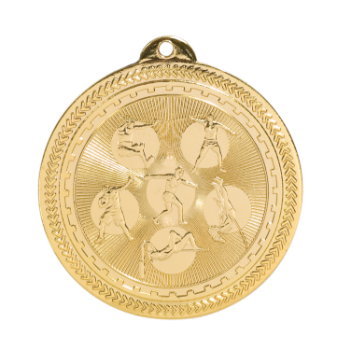 6S4608 FIELD EVENTS BRITELAZER MEDAL (Medal: 2 " Gold)