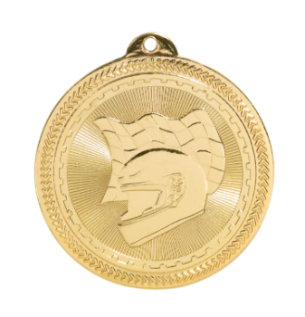 6S4614 RACING BRITELAZER MEDAL (Medal: 2 " Gold)