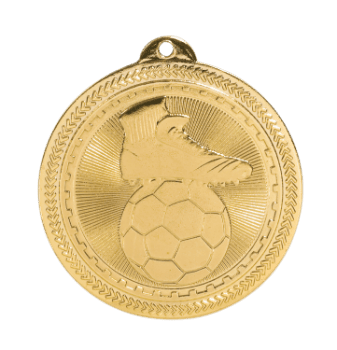 6S4615 SOCCER BRITELAZER MEDAL (Medal: 2 " Gold)