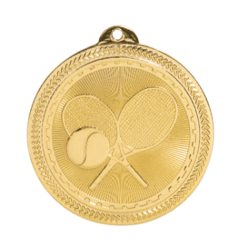 6S4617 TENNIS BRITELAZER MEDAL (Medal: 2 " Gold)