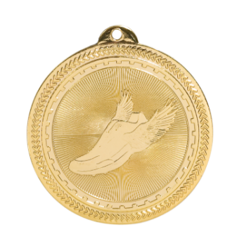 6S4618 TRACK BRITELAZER MEDAL (Medal: 2 " Gold)
