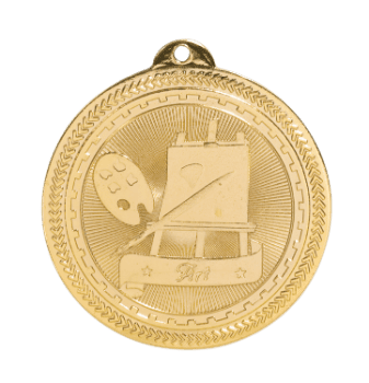 6S4705 ART BRITELAZER MEDAL (Medal: 2" Gold)