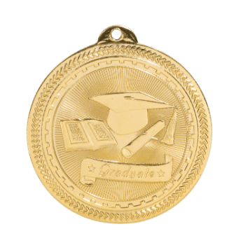 6S4711 GRADUATE BRITELAZER MEDAL (Medal: 2" Gold)