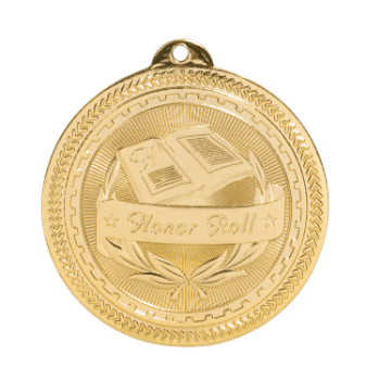 6S4712 HONOR ROLL BRITELAZER MEDAL (Medal: 2" Gold)