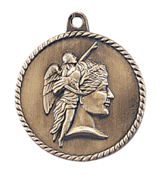 6S5501 ACHIEVEMENT HIGH RELIEF MEDAL (Medal: 2" Antique Gold)