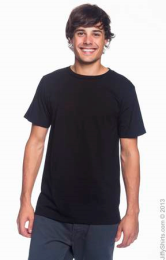 Men's Fashion Fit Ringspun T Shirt 980 (Size: Small, Color: Black)