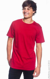 Men's Fashion Fit Ringspun T Shirt 980 (Size: Small, Color: Independence Red)