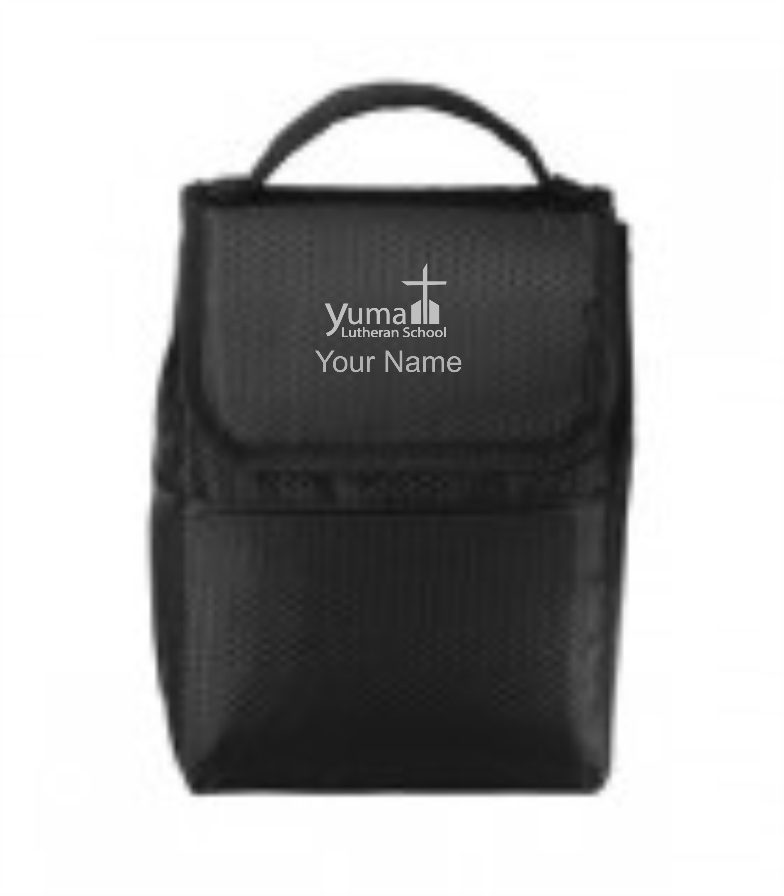 Port Authority® Lunch Bag Cooler - YLS (Lunch Bag Colors: Black/ Black - YLS)