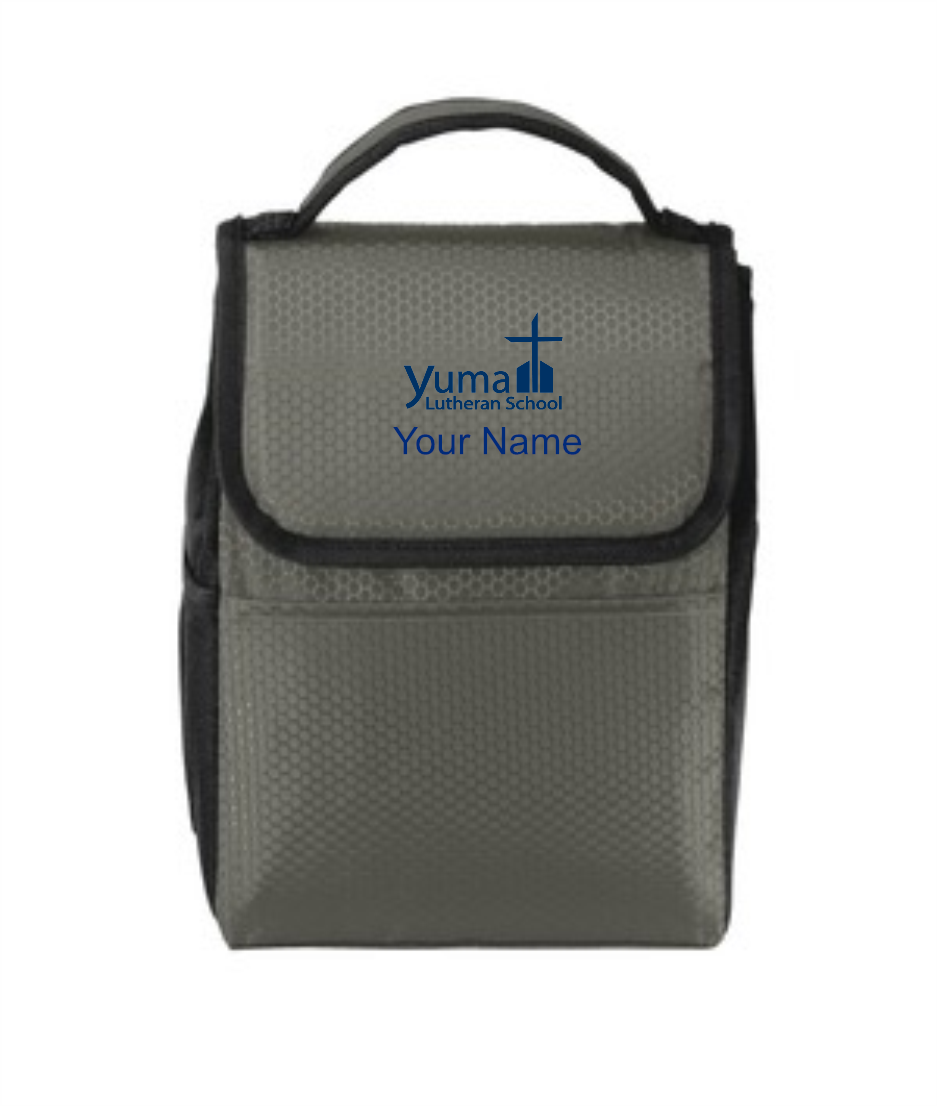 Port Authority® Lunch Bag Cooler - YLS (Lunch Bag Colors: Grey/ Black - YLS)