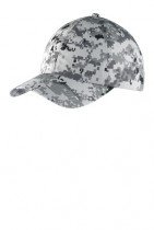 Digital Ripstop Camouflage Cap by Port Authority. C925. (Color: Grey Camo)