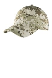 Digital Ripstop Camouflage Cap by Port Authority. C925. (Color: Sand Camo)