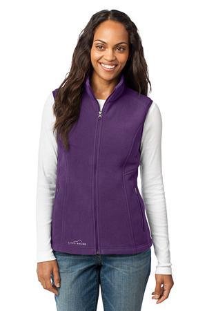 Ladies Fleece Vest by Eddie Bauer EB205. (Size: Large, Color: Blackberry)