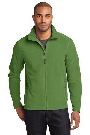 Men's Full-Zip Microfleece Jacket by Eddie Bauer. EB224. (Size: XL, Color: Irish Green)