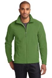 Men's Full-Zip Microfleece Jacket by Eddie Bauer. EB224. (Size: XL, Color: Irish Green)