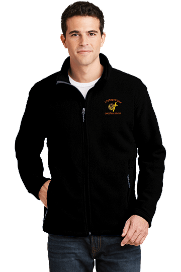 Port AuthorityÂ® Men's Value Fleece Jacket - SWCS (Jacket Size: XS Size 32-34, School Colors: Black)