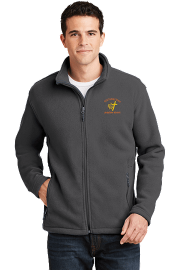 Port AuthorityÂ® Men's Value Fleece Jacket - SWCS (Jacket Size: XS Size 32-34, School Colors: Grey)