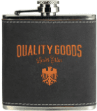 Personal Flasks (Personal Flask: Textured Material, Dark Gray)